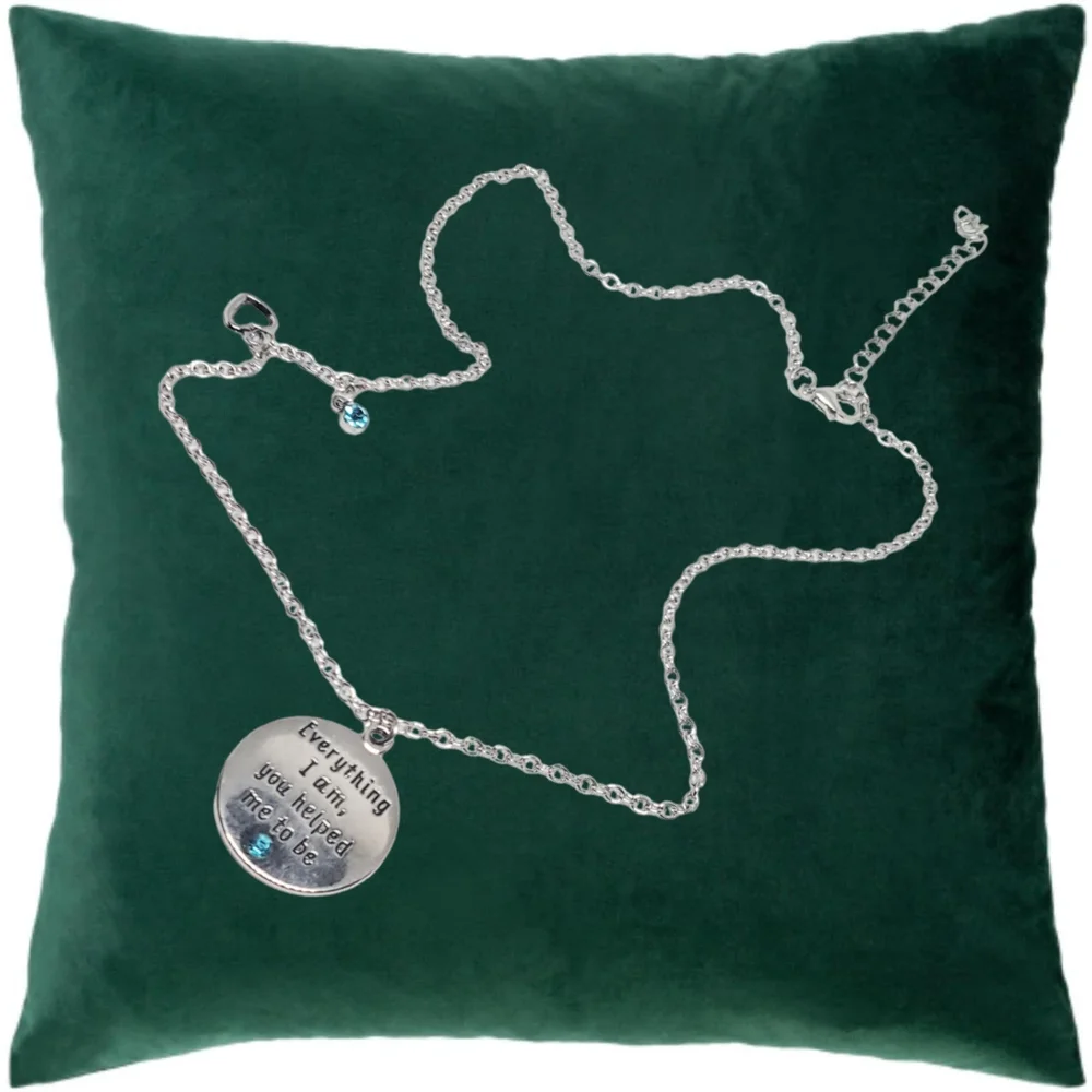 Everything I am, you helped to be - Stainless Steel Necklace. NWOT